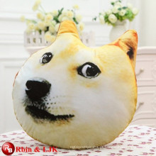 Cão de brinquedo de pelúcia macio cão de pelúcia em forma de almofada travesseiro doge